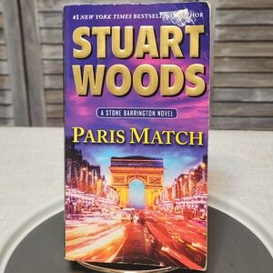 🖤 Stuart Woods Paris Match Stone Barrington Novel Paperback Book